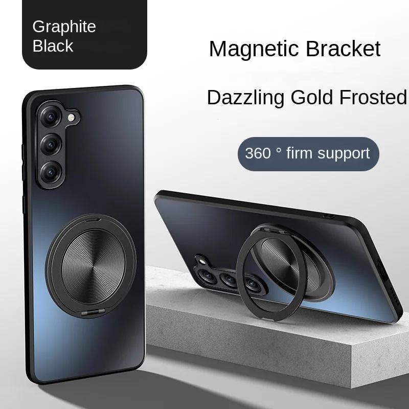 

Магнитный чехол-подставка Magsafe для Huawei Nova 12 11 10 9 8 7 Pro Stand, противоударный жесткий матовый кронштейн, держатель, защитная подставка, задняя крышка For Nova 5 чёрный