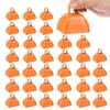 PATIKIL 36-Piece Soccer Game Cow Bell Set for Sporting Events, 3" Loud Metal Cow Bells for Cheering, Orange with Handles