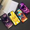 1pc Popular Cartoon Anime P-PokemonS Phone Case Silicone PC+TPU For For IPhone 11 12 13 14 15 16 Plus Pro Max Cover