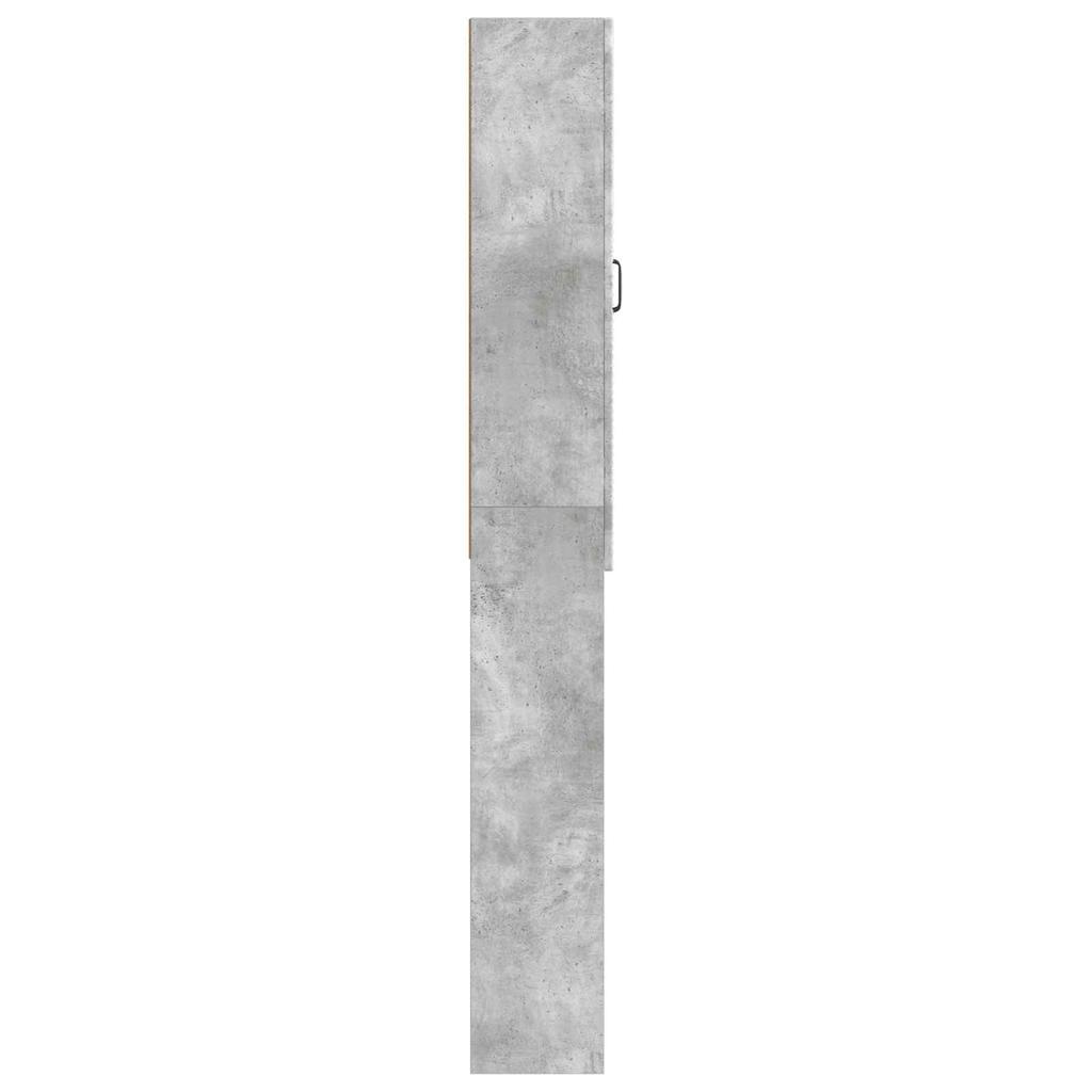Toilet Cabinet HAARLEM Concrete Grey 66 x 25.5 x 190 cm