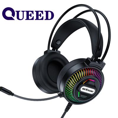 Neues Bass-Gaming-Headset mit RGB-beleuchteten Gaming-Kopfhörern