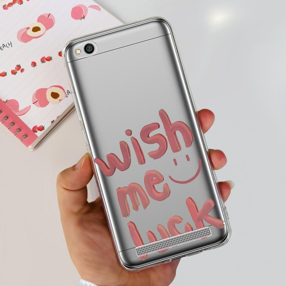 For Xiaomi Redmi 4A Case Fashion Butterfly Transparent Silicone Soft Cover For Xiaomi Redmi 5A Funda Redmi5A Redmi4A Phone Cases