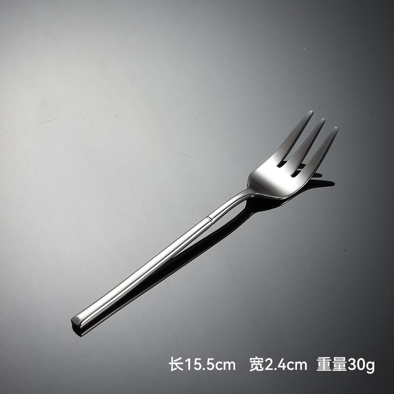 304 stainless steel knife, fork, spoon, western tableware, multi-specification knight mirror polished square handle, company gifts