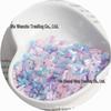 Creamy Cloud Spiral Twist Glass Beads for DIY Bracelets & Necklaces