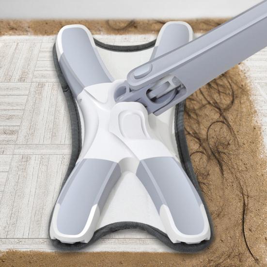 Yousheng X-Type Flat Mop Dry And Wet Dual Use Butterfly Mop No Wash Mop with 360-Degree Rotating Head for Home Dormitory Floors