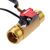 Brass Water Flow Sensor Hall Effect Flow Meter Liquid Flow Rate Sensor Brass Flow Switch Digital Monitoring Detector
