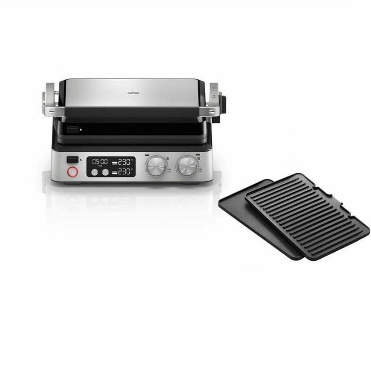 Braun Silber/Schwarz Cg7040 Cg, Kontaktgrill, - Bild 6