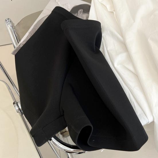 Women Casual Shorts Elastic High Waist Yoga Shorts Hip-Cover Design Versatile Sport Athletic Bottoms