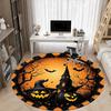 1 Stück Halloween-Kürbisse Stuhlteppich für Büro Rutschfest, Leicht, Maschinenwaschbarer Teppich für Büro, Schlafen, Zimmer - Feiertagsdekoryy251009117