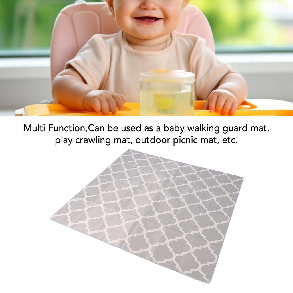 High Chair Mat Non Slip Floor Pad Multifunctional Water Proof Cushion for Crawling Playing Outdoor Picnic