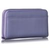 COCO CUTE Women's Frame Long Wallet, Easy-to-Use Round Zipper, Large Capacity, with Coin Purse, Perfect Gift, Original Boxed, Lavender
