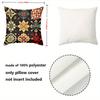 Colorful Floral Patterned Throw Pillows for Home Decor Polyester pillowcase, sofa decorative cushion cov Headboard Pillow