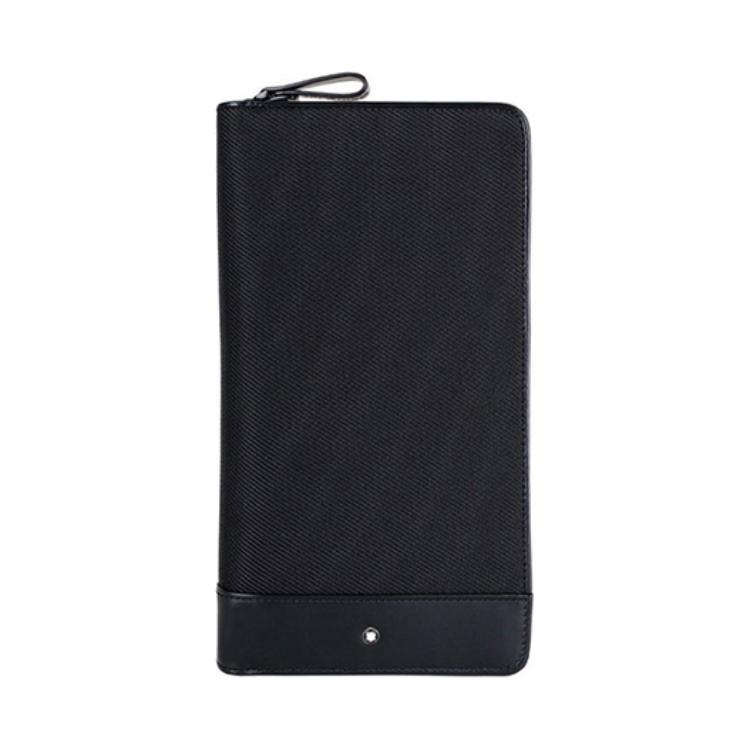 

Montblanc Night Series Long Travel Zipper Leather Wallet Men Wallet Black 113141 Box(Basic Set+Box)