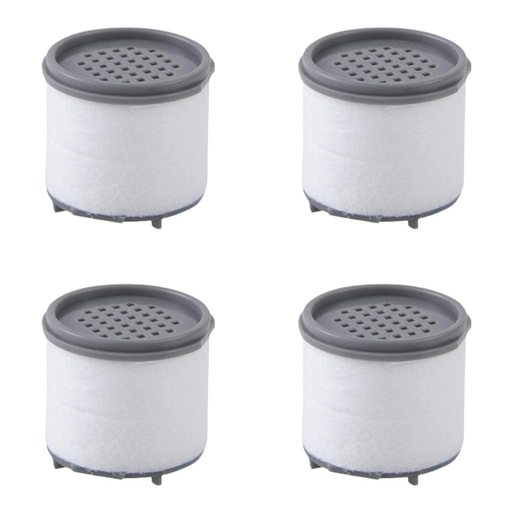 Multi Purpose Kitchen Faucet Filter with 360 Degree Rotation and Six Layer Filtration Includes 4 Replacement Cartridges