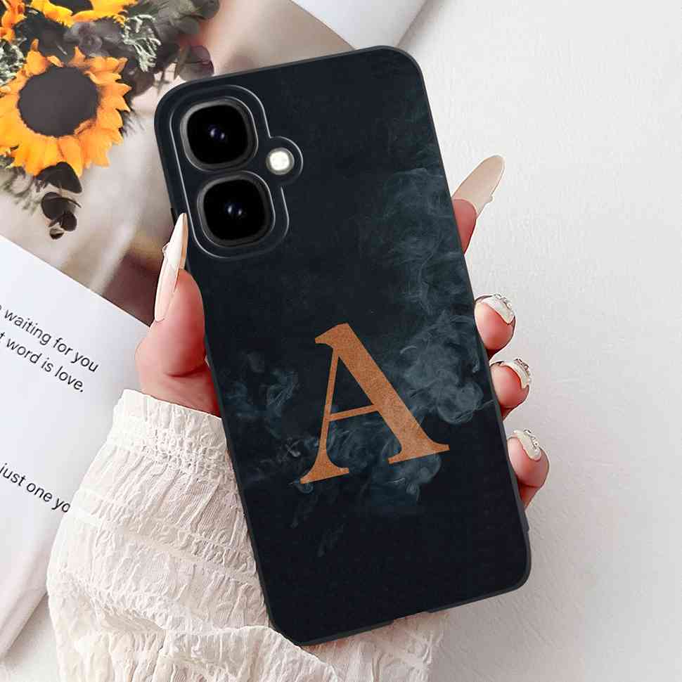 

For Infinix Smart 10 4G 6.67 2025 Case Popular Letter A-Z Crown Soft Silicone TPU Cover For Infinix Smart10 smart10 Phone Cases Infinix Smart 10 4G