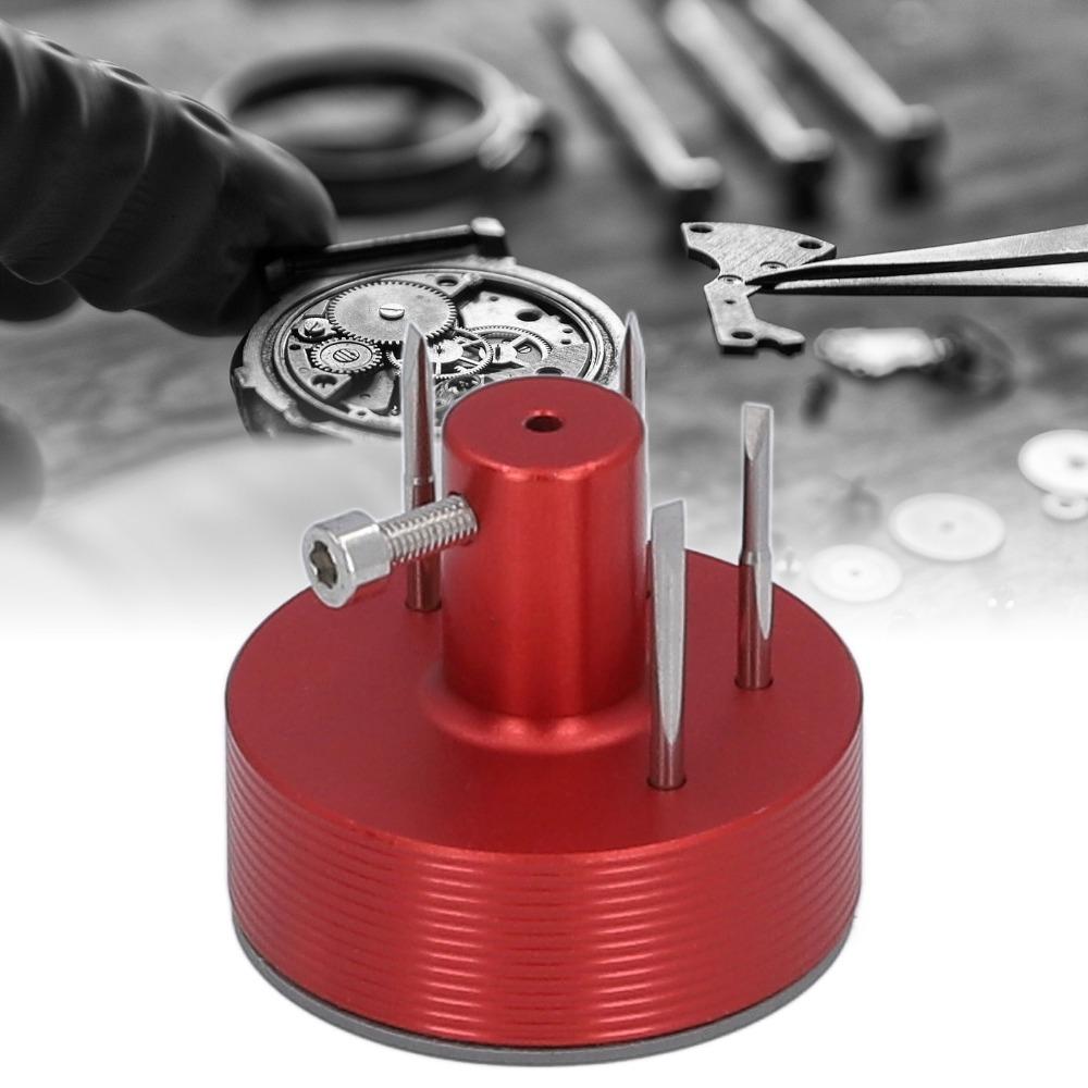 

Premium Watch Band Remover Professional Screwdriver Holder Stable Tool Base Stand Workbench красный