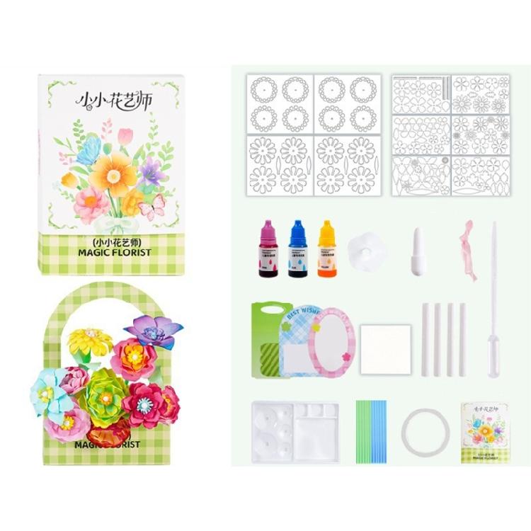 

Creative Watercolor Coloring Blending Craft Art Box With Washable Coloring Paper And Tool For Family Crafting Activity 1