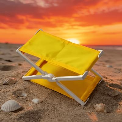 Faltbares Leichtes Strandkissen, Kopfstütze im Vintage-Design für Strandliegen & Entspannung im Freien