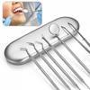 6-piece Set of Dental Tools, Stainless Steel Cleaning Scraper, Dental Cleaning Tool Products, Oral Care Set, Dental Tools, Dental Cleaning, Oral Care