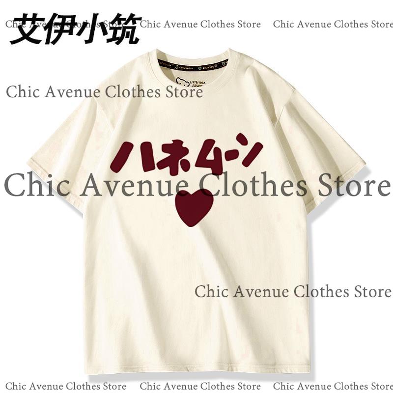 Anime KON Hirasawa Yui Cosplay Costume Print Tshirt Cotton Summer Tops Short Sleeve Tee for Women Unisex Tshirt