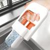 1 Stück Mini Handstaubsauger für Nass- und Trockenreinigung mit waschbaren, wiederverwendbaren Pads Boden- und Tischreiniger für Küche, Bad, Auto, Schlafzimmer, Wohnzimmer Reinigungswerkzeug