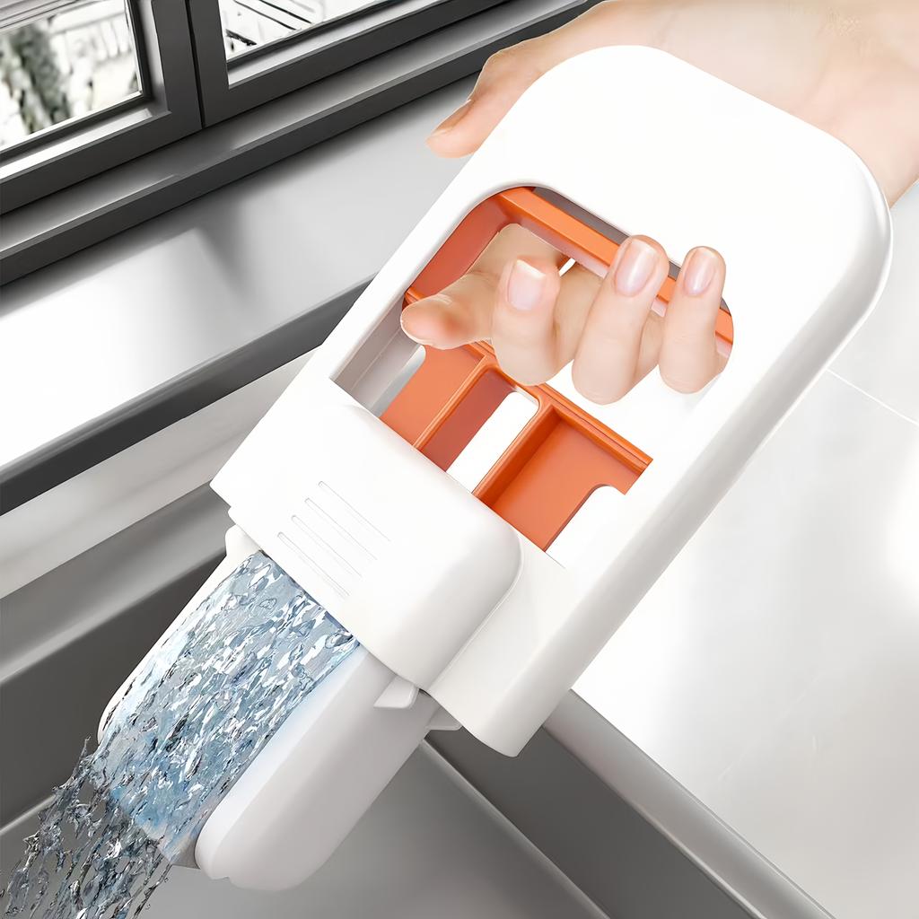 1 Stück Mini Handstaubsauger für Nass- und Trockenreinigung mit waschbaren, wiederverwendbaren Pads Boden- und Tischreiniger für Küche, Bad, Auto, Schlafzimmer, Wohnzimmer Reinigungswerkzeug