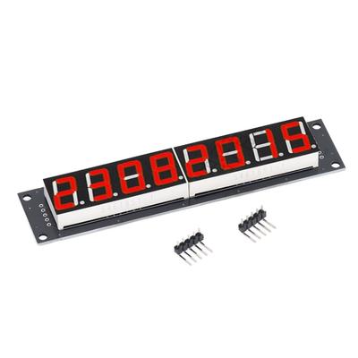 8-stelliges Rohr LED 7-Segment-Anzeigemodul 74HC595 Antriebschip 0.56in rote Anzeige 5V