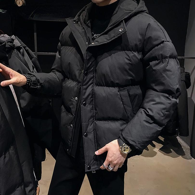 Solid Hooded Parkas Men Jacket Winter Puffer Mens Winter Jackets and Coats M-3XL 2026 Autumn New Arrivals