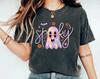 Spooky Ghost Shirt, Cute Halloween Ghost T-Shirt, Pastel Ghost Shirt, Spooky Season Shirt, Fall Halloween Graphic Tee, Cute Ghost Gift