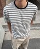 INTEMPOMOOD Steady Stripe Crop T-Shirt: 3 Colors