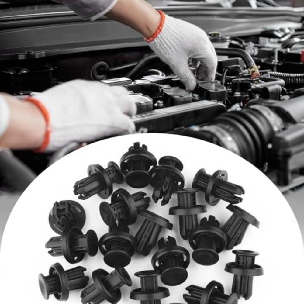 100pcs 100PCS Front Bumper Clips Plastic Rivets Car Plastic Rivets  for Automotive Use