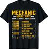 Mechanic Hourly Rate - Funny Auto Mechanic Car Machinist Gift Unisex T-Shirt