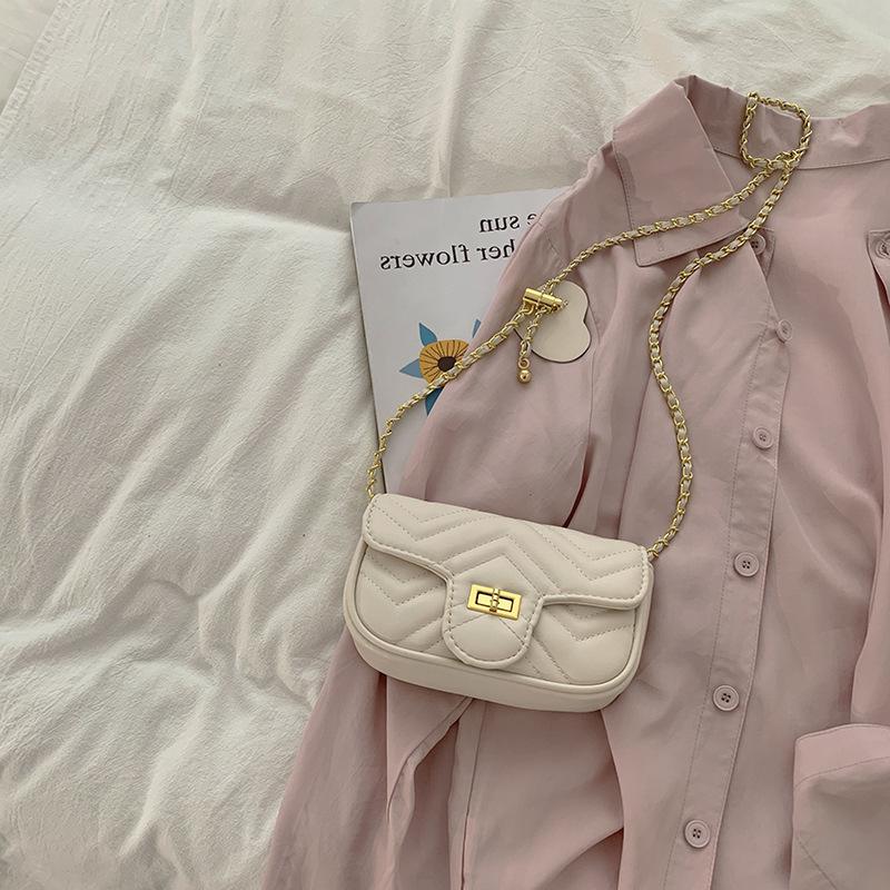 Xiaoxiangfeng Bag Women'S Summer Small Fresh Green Diamond Chain Bag Trendy Versatile Small Square Bag Women