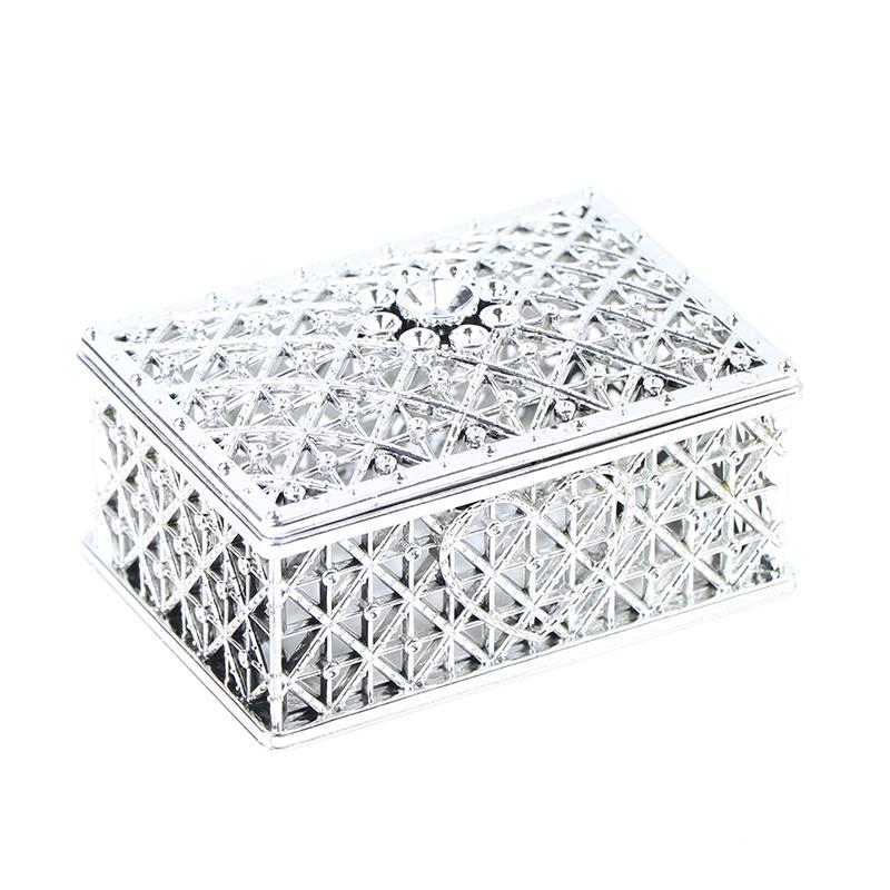 Plastová dutá zlatá fóliová bonboniéra Čokoládové darčekové krabičky Svadobná krabička