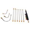 Pressure Washer Extension Wand Set 4000PSI Power Washer Lance with 60 degrees  90 degrees  Curved 60 degrees  Large U