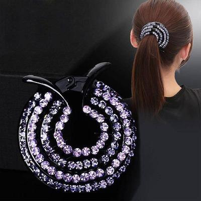 Women Hair Clip Rhinestone Hair Claw Headwear Hairpin Fashion Hair Accessories