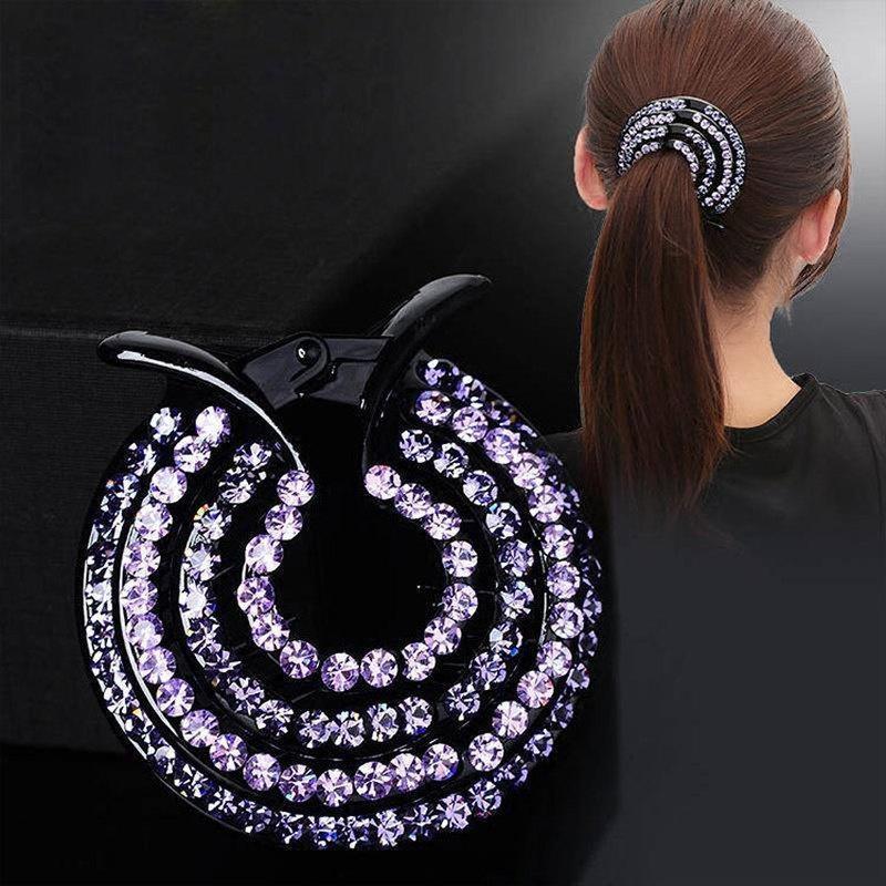 Damen Haarspange Strass Haarklammer Kopfschmuck Haarnadel Mode Haaraccessoires