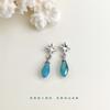 [Sea Blue Series] Summer New Original Design Handmade Fresh Holiday Blue Earrings Earrings