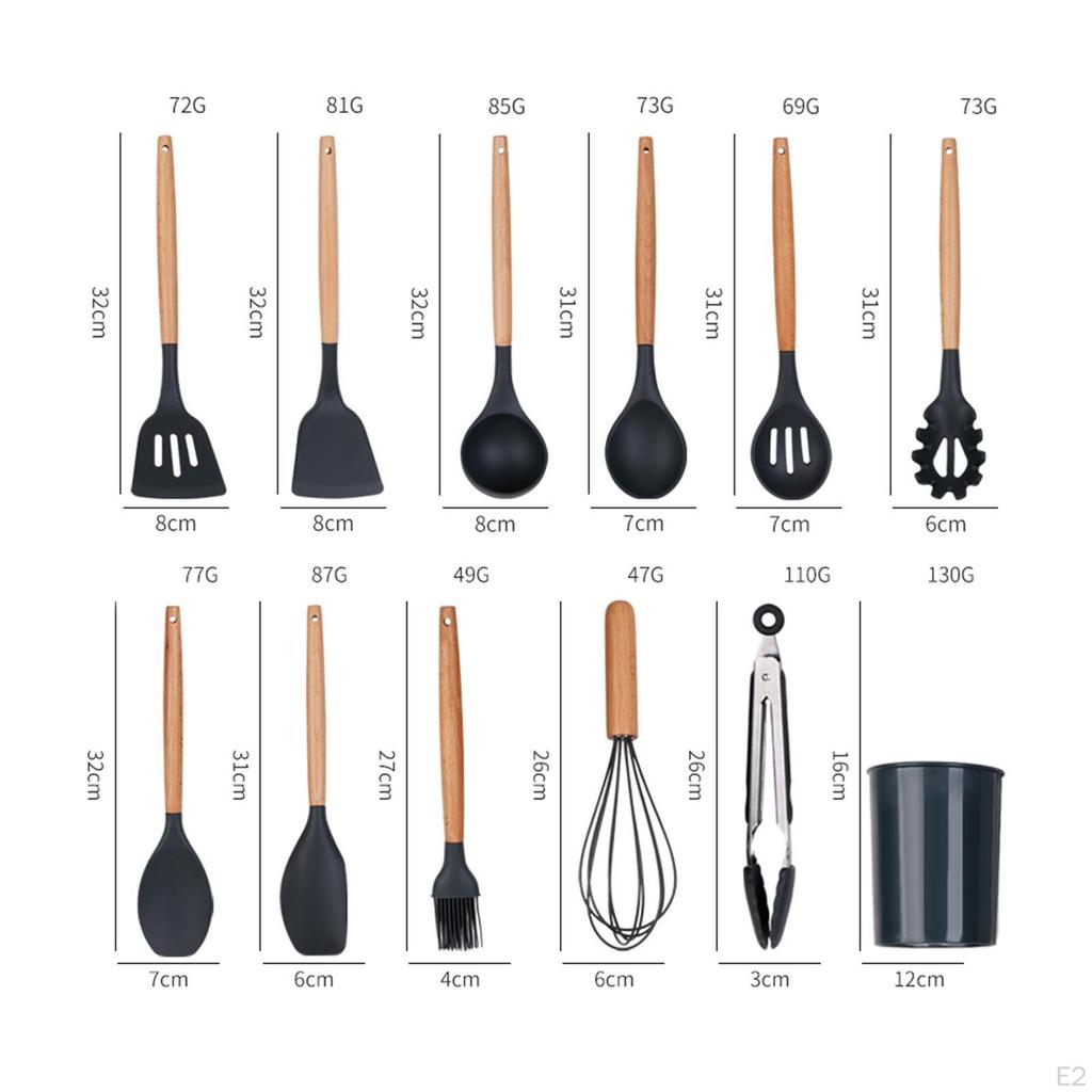 35 Pieces Multifunctional Kitchen Gadgets Cookware Set Whisk with Holder for Professionals