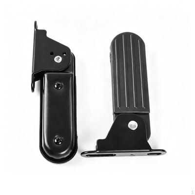 Bike Footrest with AntiSlip Grip Foldable FrontMount Foot Surface for Commuters, Daily