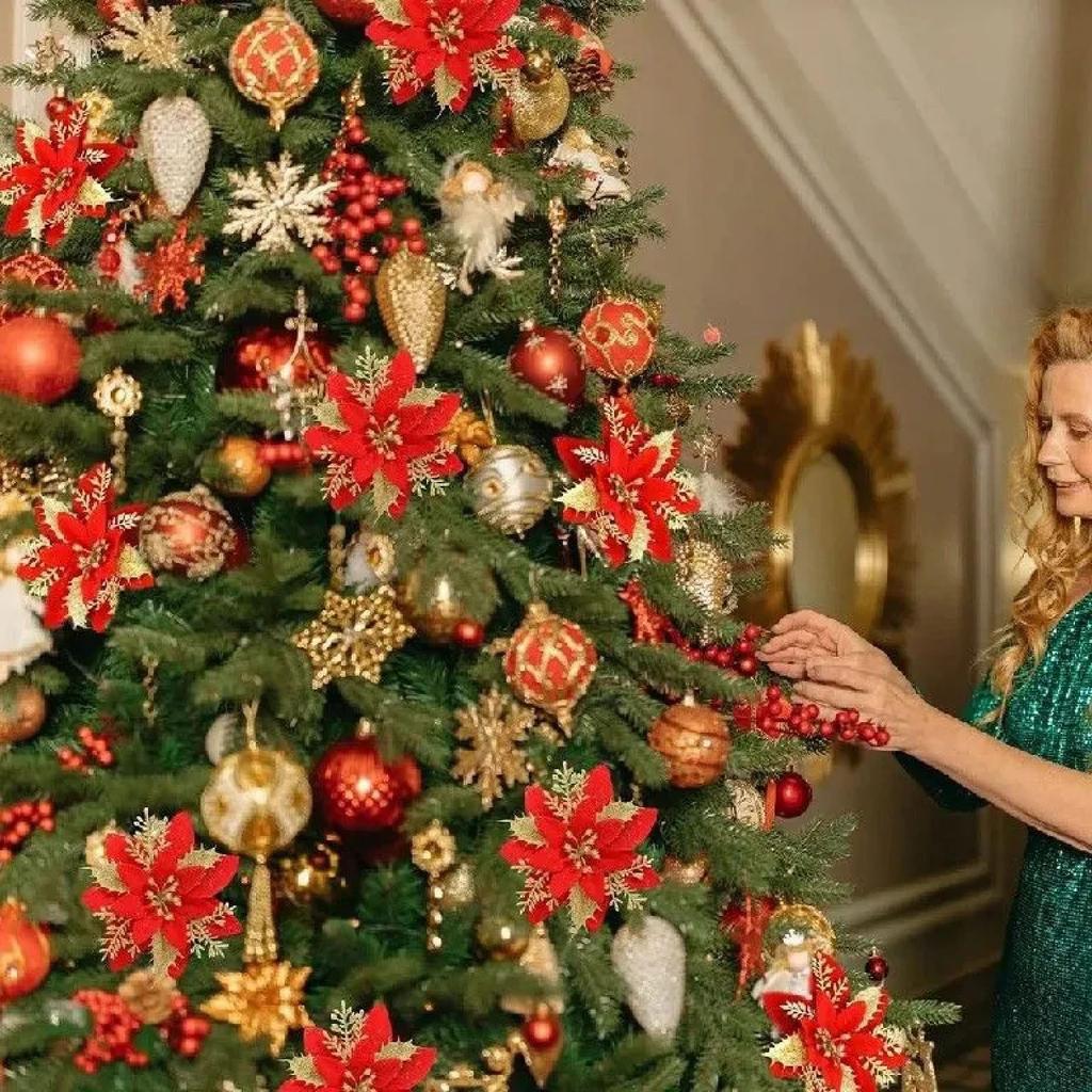 Transparent AcrylicSnowflake Flakes- Snowflake String Shop Window Decorations  Ornaments Pendant