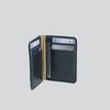 Mypaperclip Classic Edition Card Holder Mini Notebook Wallet, 9 Pockets Wallet, Pocket Size Made Of Italian Vegan Leathe