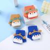 Gants d'hiver pour enfants Mignon Animal Pingouin Doigt Bébé Chaud Demi-Doigt Couverture Rabattable pour Garçons Filles Moufles Gants 1-2 Ans