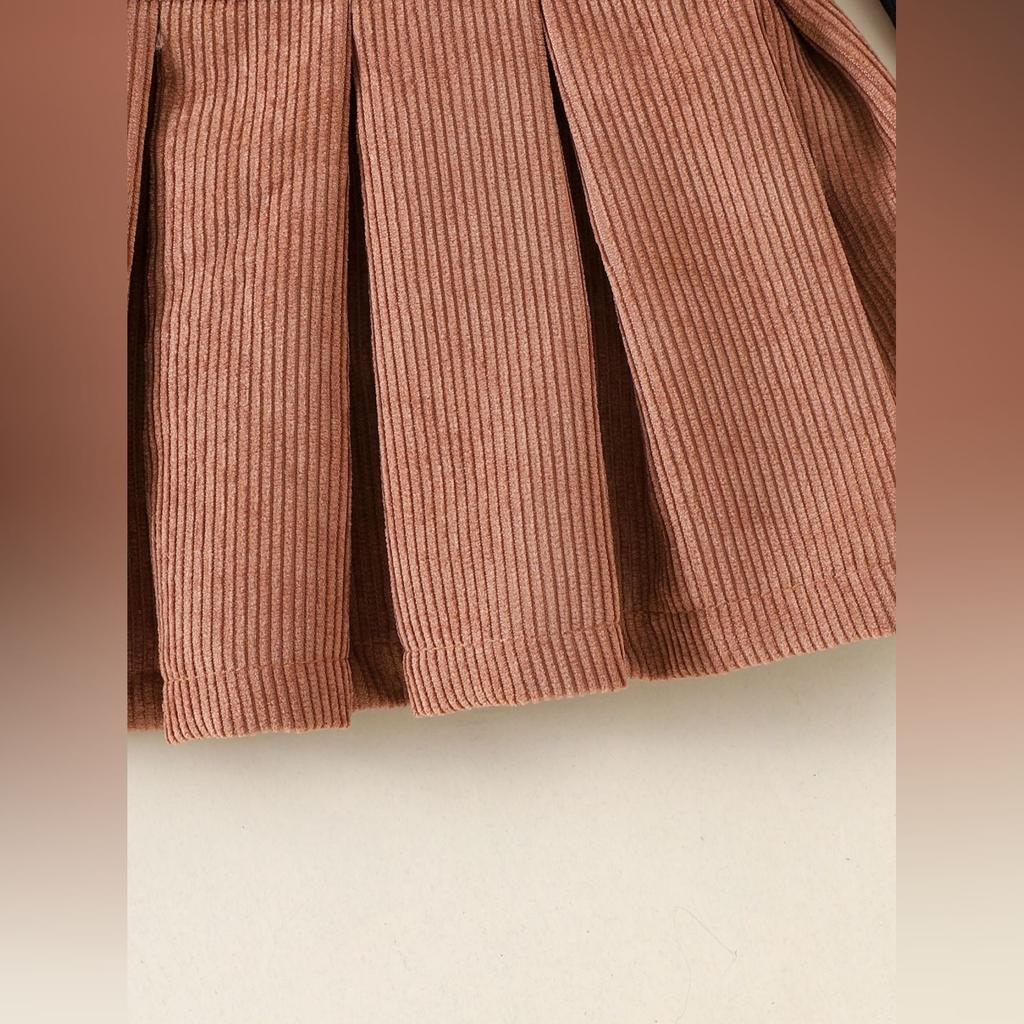 Girls' Baby Cartoon Romper Dress Set