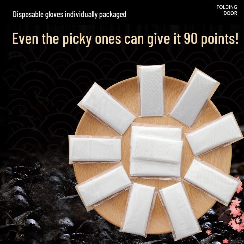 Disposable PE Plastic Gloves (500 Pairs)