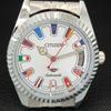 VINTAGE CITIZEN AUTOMATIC 8200 REFURBISHED JAPAN MENS WHITE DIAL WATCH a446848-1