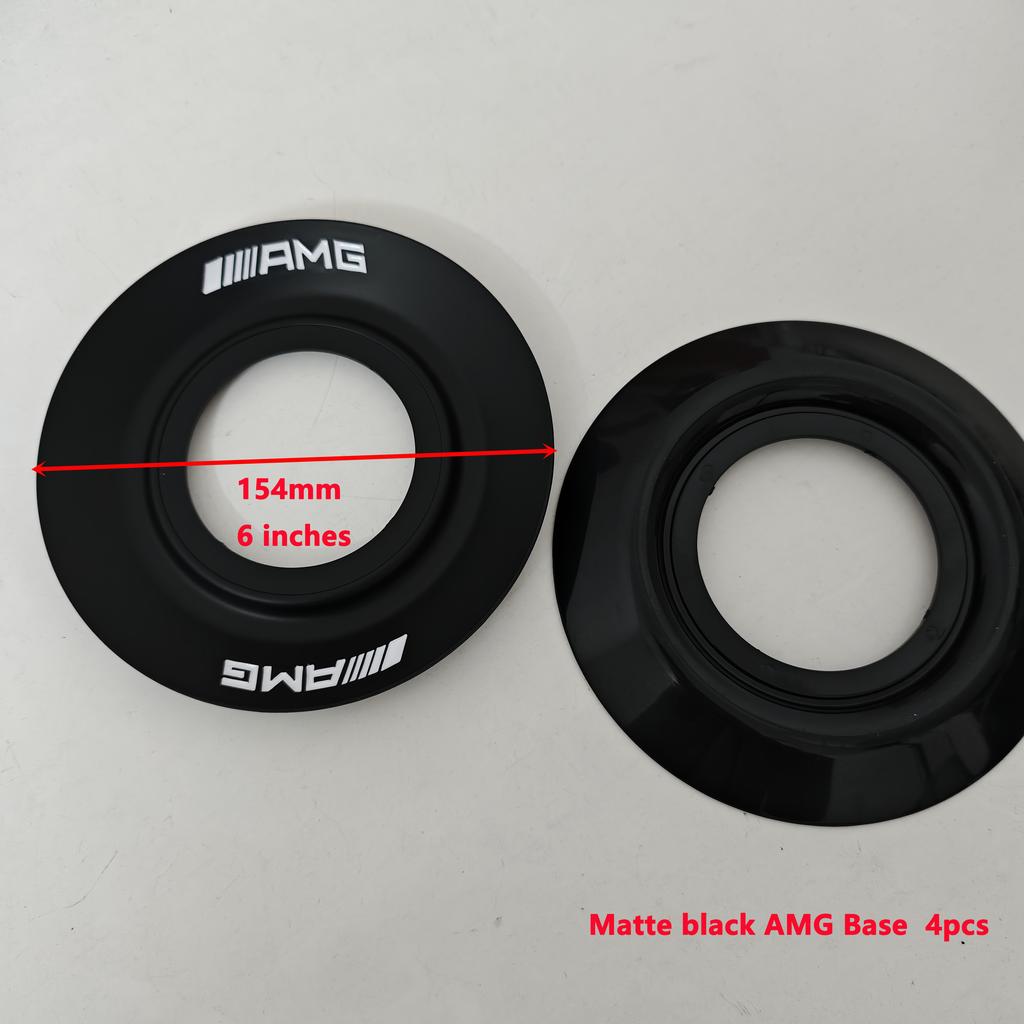 4PCS Aluminum Car Wheel Center Hub Caps for Mercedes-Benz A45S C63S E63S AMG GT GTS C190 Auto Styling Accessories