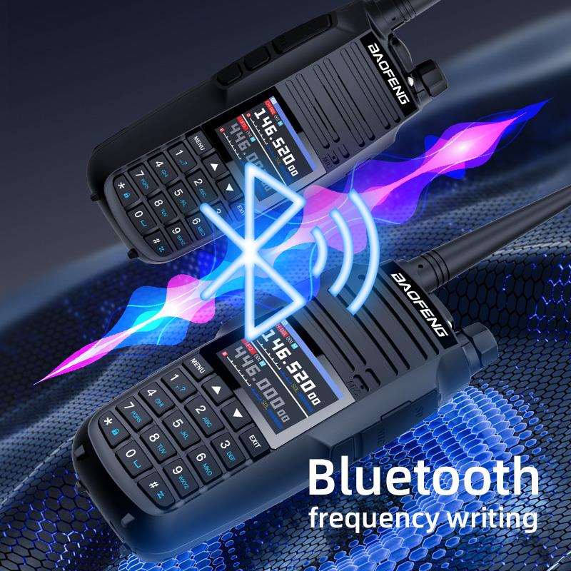 Baofeng UV29 Pro Ham Radio 10W Tri-Power Air Band RX Cross-Band Repeater Bluetooth Write Frequency Type-C Charge Walkie Talkie