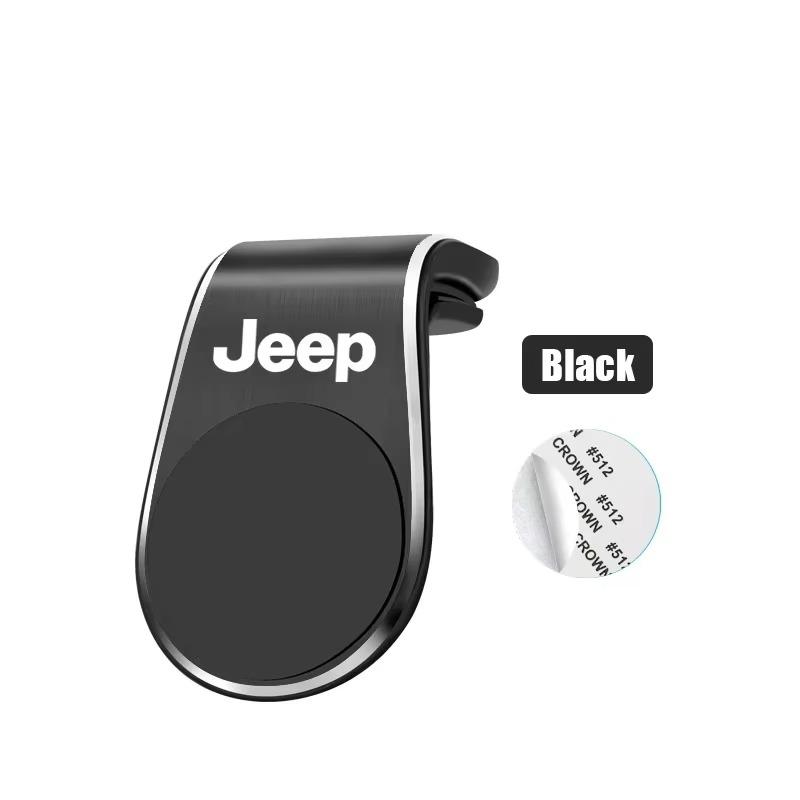 For Jeep Renegade Grand Cherokee Patriot Wrangler Magnetic Metal Car Phone Holder Air Vent Mount Auto Interior Accessories ALN1