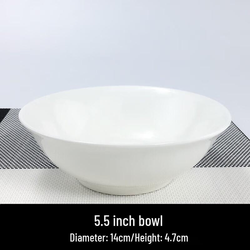NHZHIW Ceramic Conical Rice Bowl